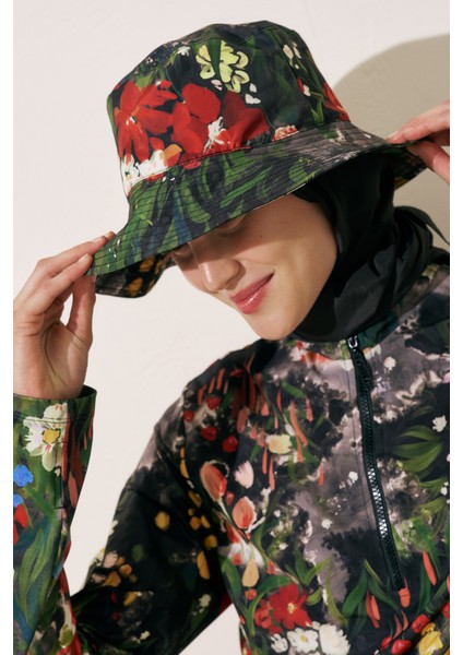 Eşarp Detaylı Bucket Şapka Dark Garden fiyatları