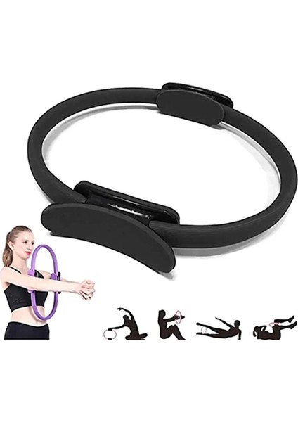 40 cm Pilates Çemberi Plates Halkası Spor Egzersiz Aleti Özel Tutmalı Model fırsatları