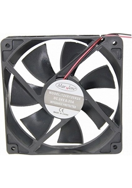 Fan 120X120X25 24V 2p Dc 2 Uçlu