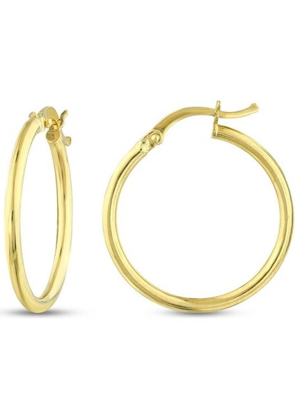 Altın Halka Küpe - 14K