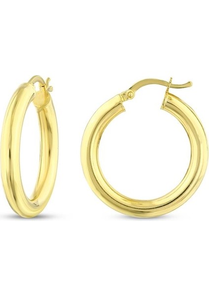 Altın Halka Küpe - 14K