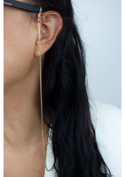 Ince Zincir Gold Gözlük Askısı