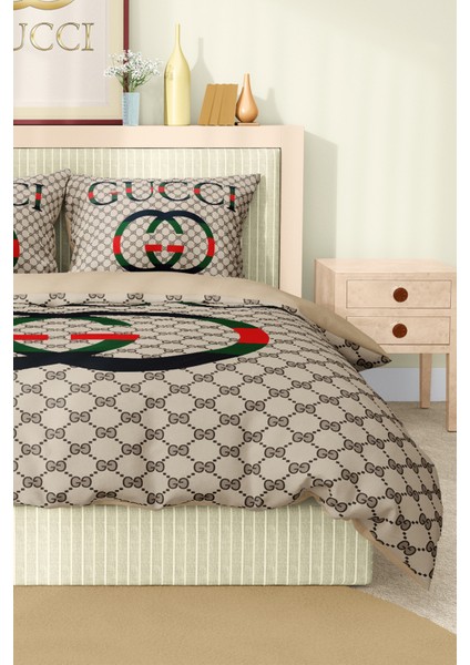 Nevresim Takımı Çift Kişilik Pamuklu Saten Kumaş 6 Parça 3D Dijital Baskı Duvet Cover Set Model No: fiyatları