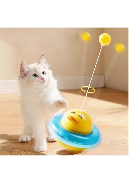 Ufo Şekilli Ördek Kedi Oyuncağı fırsatları