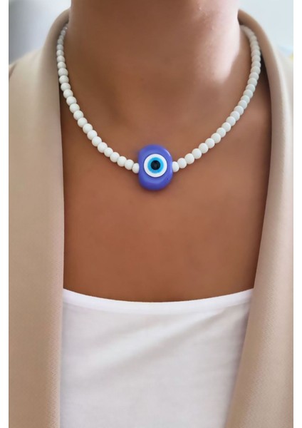 Renkli Nazar Boncuk Kolye