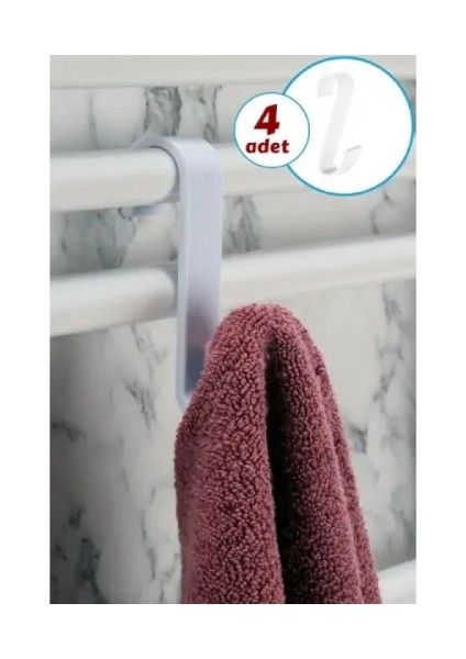 Kanca Askı Aparatı Seti 4'lü