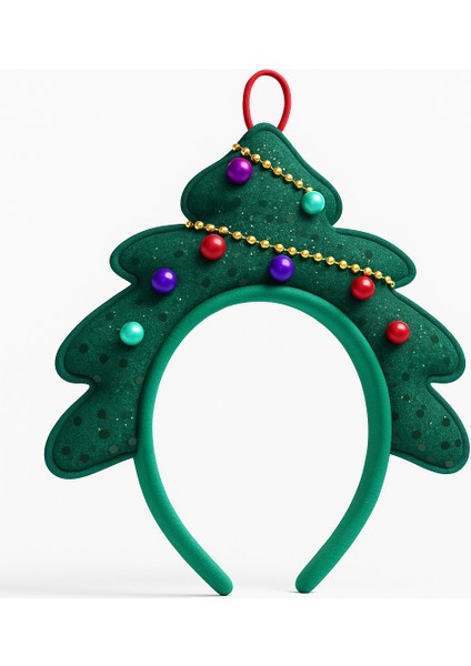 Yılbaşı Süsü Yılbaşı Desenli Kız Çocuk Taç Kız Çocuk Oyuncağı Noel Süsü