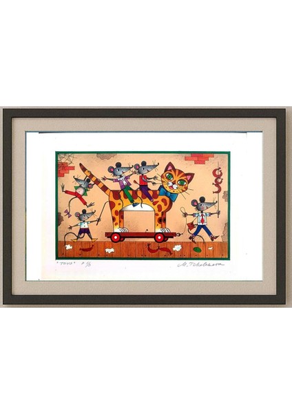 Maya Tcholakova 29X21CM Orijinal Karikatür Tablo