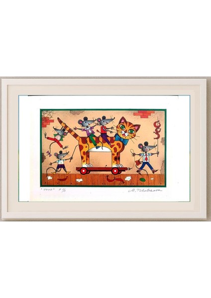 Maya Tcholakova 29X21CM Orijinal Karikatür Tablo fırsatları