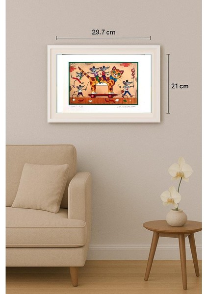 Maya Tcholakova 29X21CM Orijinal Karikatür Tablo indirimleri