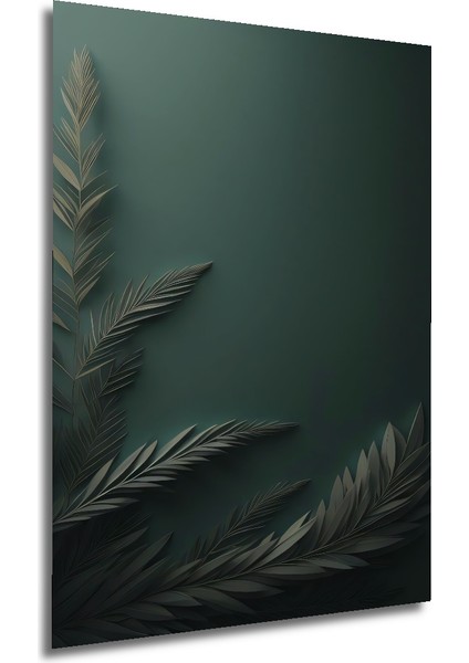 Yeşil Yaprak Sanat Ahşap Dekoratif Tablo Dikdörtgen Tablo fırsatları