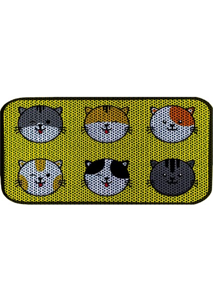 Büyük Boy Renkli Desenli Elekli Kedi Tuvaleti Önü Kum Paspası Kum Toparlayıcı Kedi Kumu Paspası Xxl 60 cm x 120 cm fiyatları