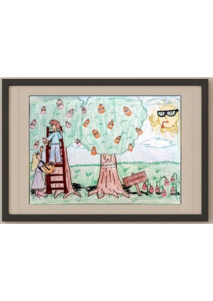 Jovana Sretenovic 29X21CM Orijinal Karikatür Tablo