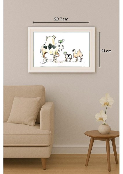 Ma Heng Chao 29X21CM Orijinal Karikatür Tablo indirimleri