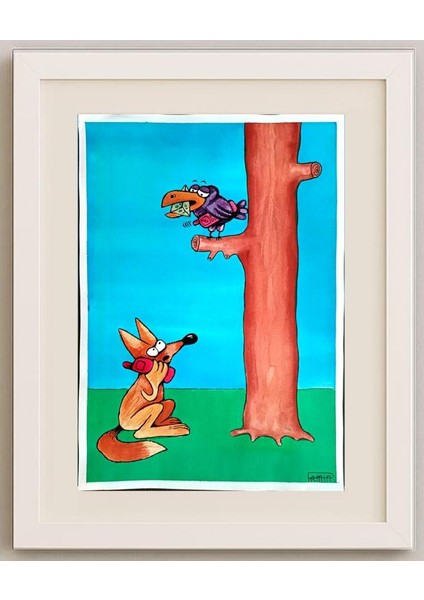 Ramin Rezaie 29X21CM Orijinal Karikatür Tablo fırsatları