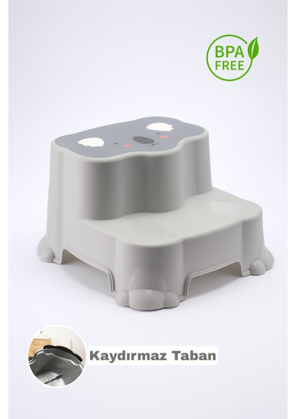 2'li Tuvalet Eğitim Seti - Basamaklı Çocuk Taburesi ve Kulplu Klozet Adaptörü fiyatları