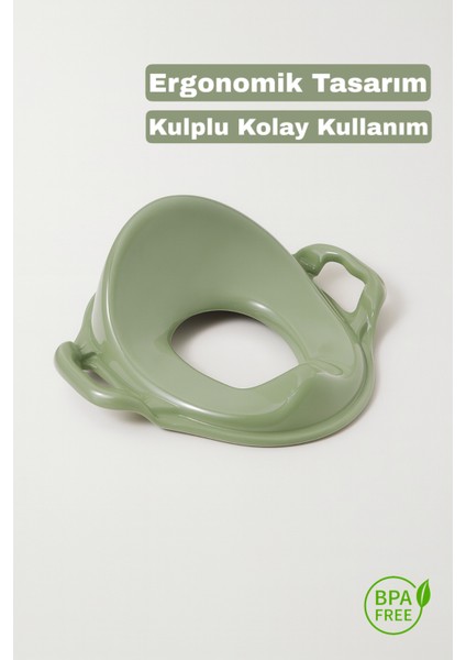 2'li Tuvalet Eğitim Seti - Basamaklı Çocuk Taburesi ve Kulplu Klozet Adaptörü modelleri