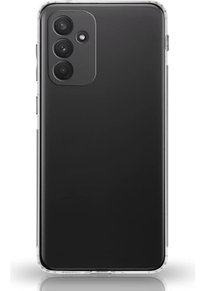 Samsung Galaxy M13 ile Uyumlu Kapak Kamera Korumalı Şarj Yeri Tıpalı Şeffaf Silikon Kılıf