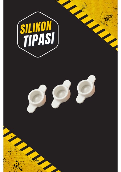 3'lü Silikon Tıpası Sızdırmazlık Mastik Tüp Conta Koruyucu Kapak Beyaz fırsatları