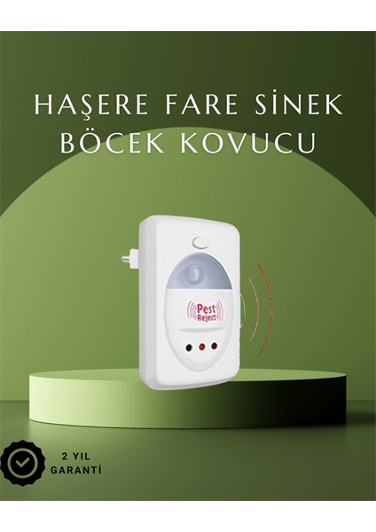 Ultrasonik Ses Dalgalarıyla Kimyasalsız Fare ve Böcek Kovucu Cihaz