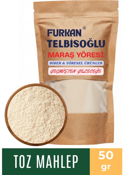 Mahlep Toz - ( Taze Öğütülmüş,organik,yöresel ) 50GR