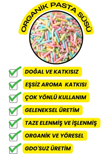 Pasta Süsü - ( Organik , Katkısız, Elenmiş ) 50GR fırsatları