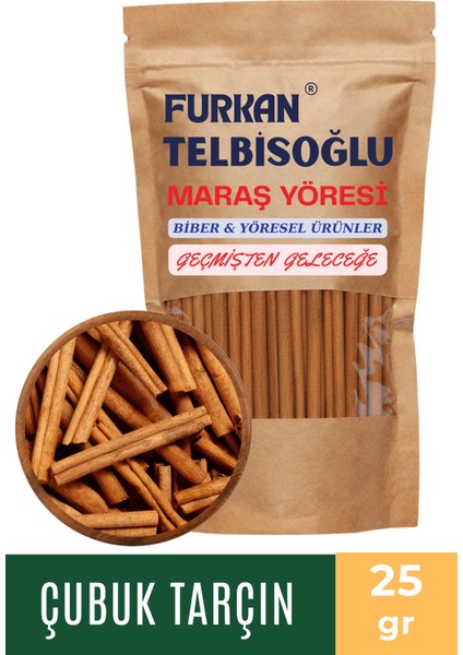 Organik Çubuk Tarçın - (Taze,katkısız) 25GR