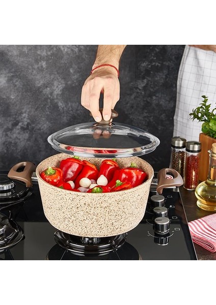 Creamy 18 cm Granit Tencere