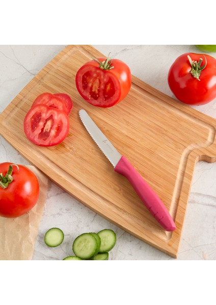 Primo Domates Bıçağı Bordo 10 cm