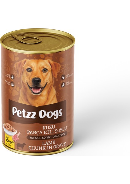 Kuzu Etli Yetişkin Köpek Konservesi 400 gr 1 Adet