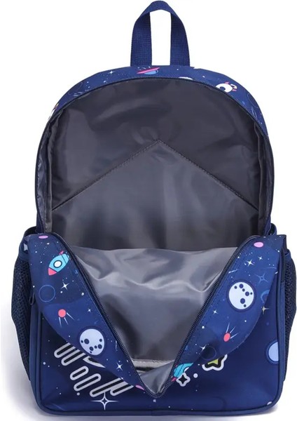 3'lü Çocuk Sırt Çantası Seti Uzay Astronot Figürlü (Sırt Çantası/beslenme Çnt./kalemlik) U554 indirimleri