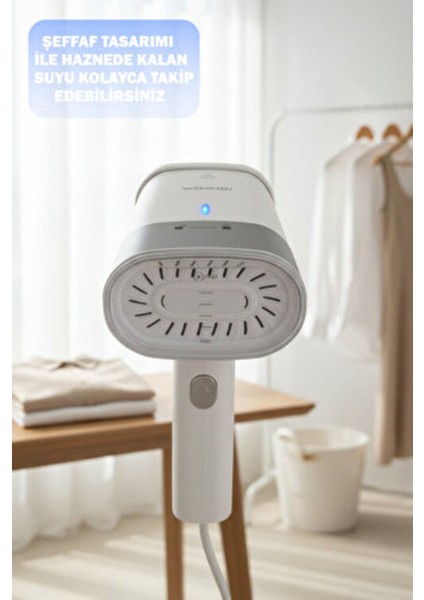 SL-006 1500W Portatif – Buharlı Pratik El Ütüsü- Katlanabilir Ütü