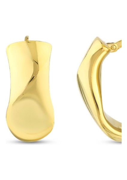 Altın Halka Küpe - 14K