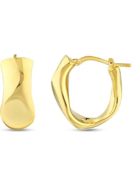 Altın Halka Küpe - 14K fiyatları