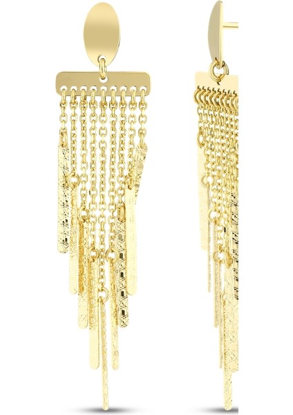 Tasarım Altın Küpe - 14K fiyatları