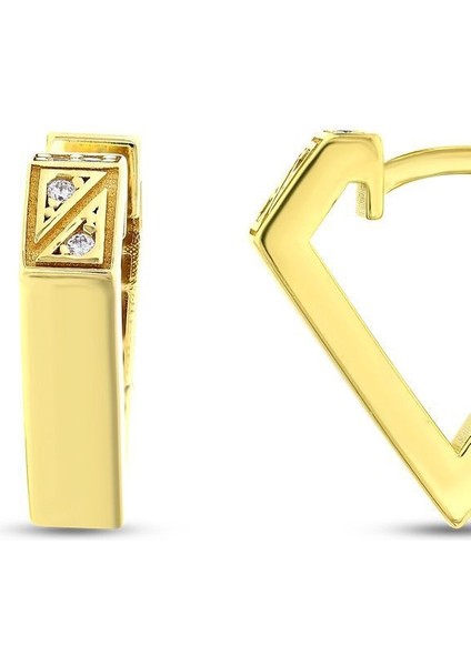 Altın Tasarım Küpe - 14K fiyatları