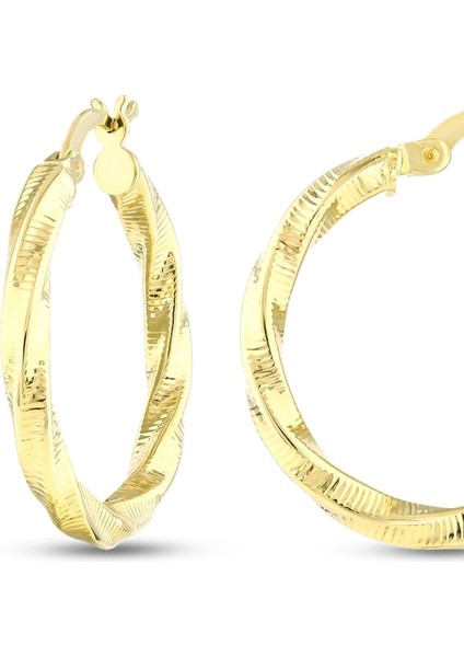 Altın Halka Küpe - 14K fiyatları