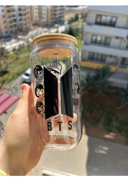 Pipetli Bts Temalı Pinterest Bardak Hediyelik Kahve Bardağı