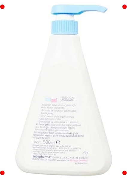 Ph 5.5 Bisabolollü Yenidoğan Bebek Şampuanı 500 ml fiyatları