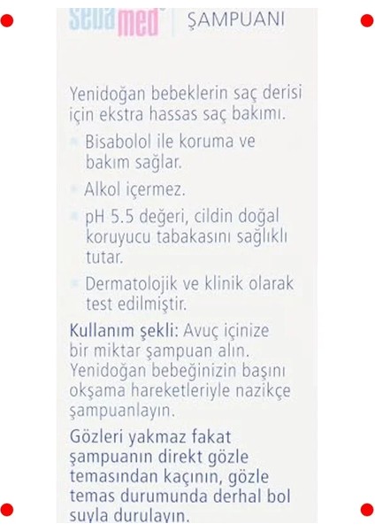 Ph 5.5 Bisabolollü Yenidoğan Bebek Şampuanı 500 ml indirimleri