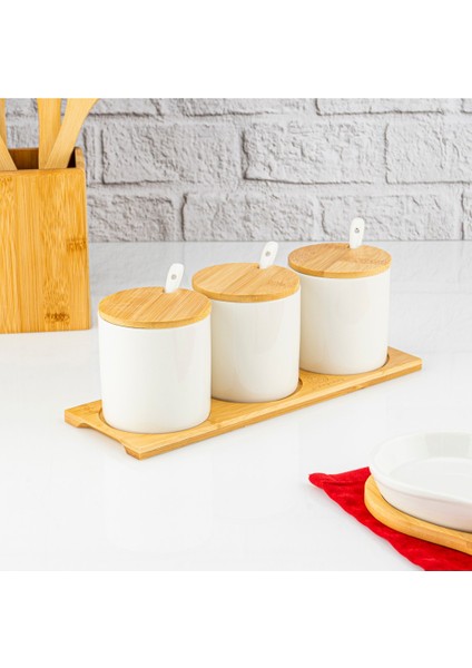 Flora - 3'lü Baharat Seti Kaşıklı