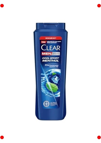 Erkek Mentollü Kepek Karşıtı Şampuan 600 ml