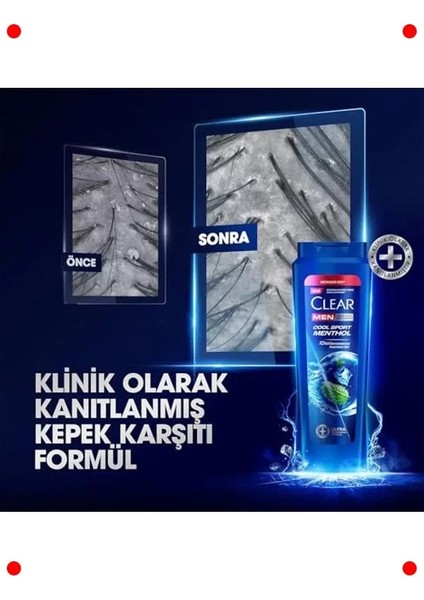 Erkek Mentollü Kepek Karşıtı Şampuan 600 ml indirimleri
