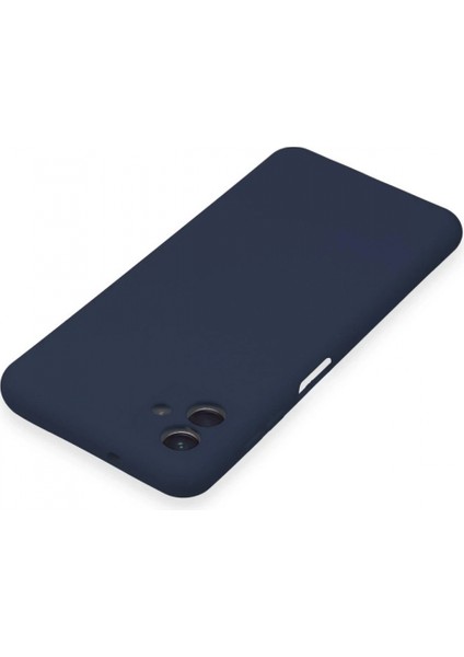 Samsung Galaxy A04E Kılıf Nano Içi Kadife Silikon - Lacivert (K95) fırsatları