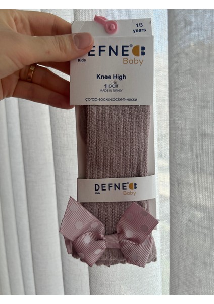 Kız Çocuk Fiyonklu Çorap Seti 4'lü indirimleri