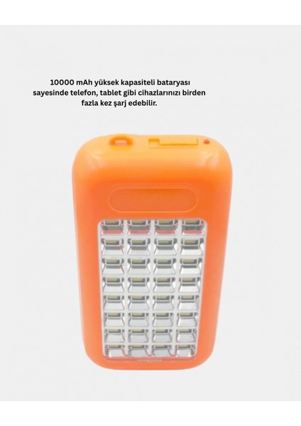 10000 Mah Güneş Enerjili Powerbank ve LED Kamp Lambası indirimleri