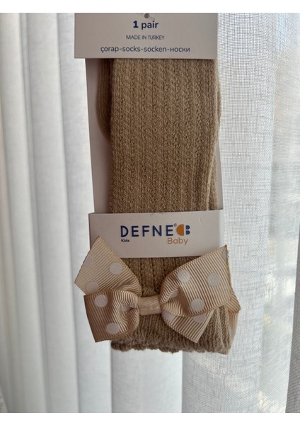 Kız Çocuk Fiyonklu Çorap Seti 4'lü