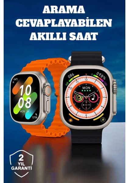 Kablosuz Şarjlı, Çağrı ve Müzik Kontrolü Sağlayan Akıllı Saat