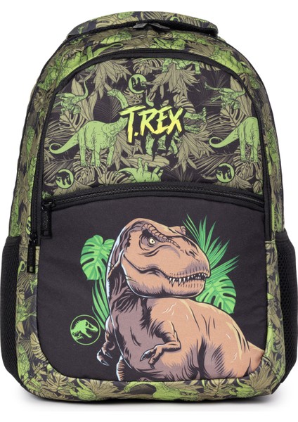 Lisanslı T-Rex Desenli Ilkokul Sırt Çantası
