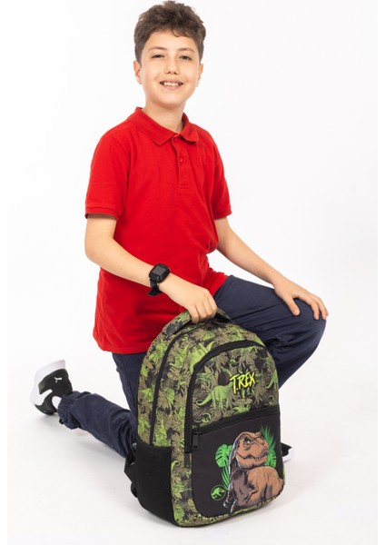 Lisanslı T-Rex Desenli Ilkokul Sırt Çantası fırsatları